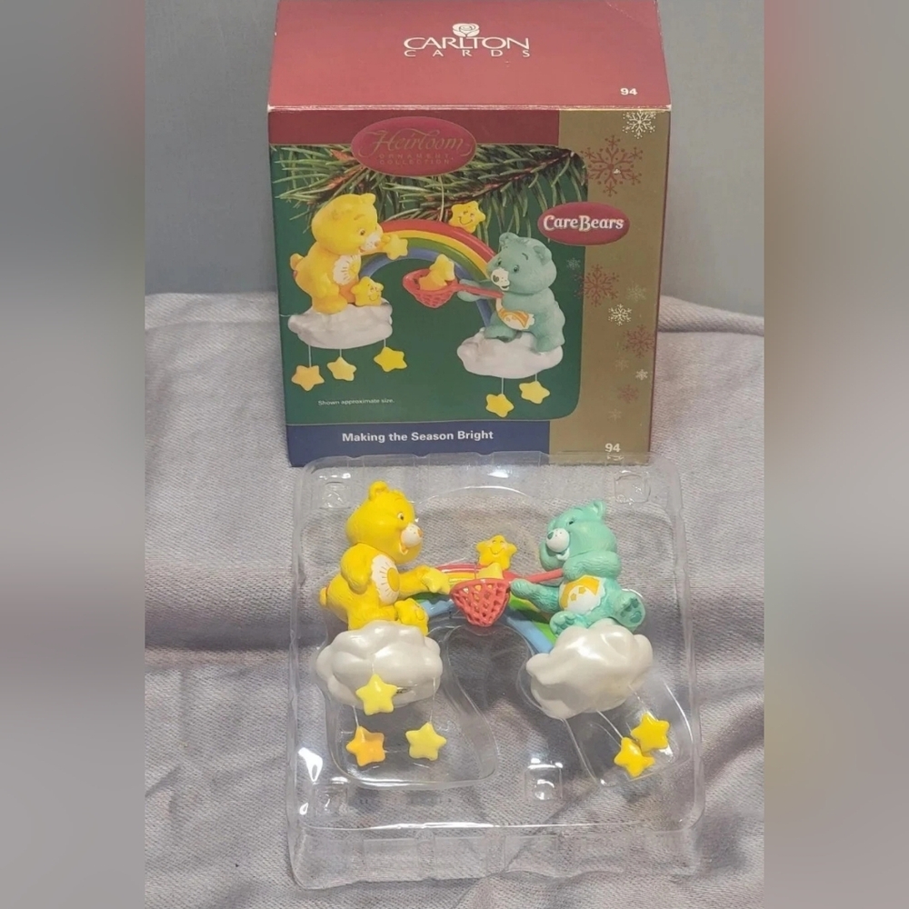 CARLTON ORNAMENT/CARE BEARS/MAKING THE SEASON BRIGHT/#94!